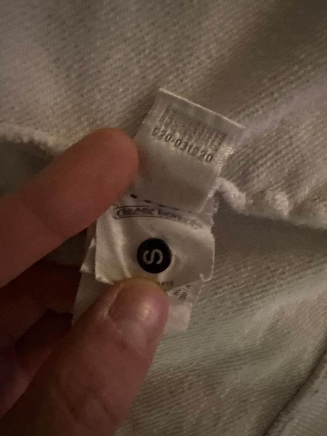 Chrome Hearts White Zip-Up Hoodie - Size S image indicator(4)