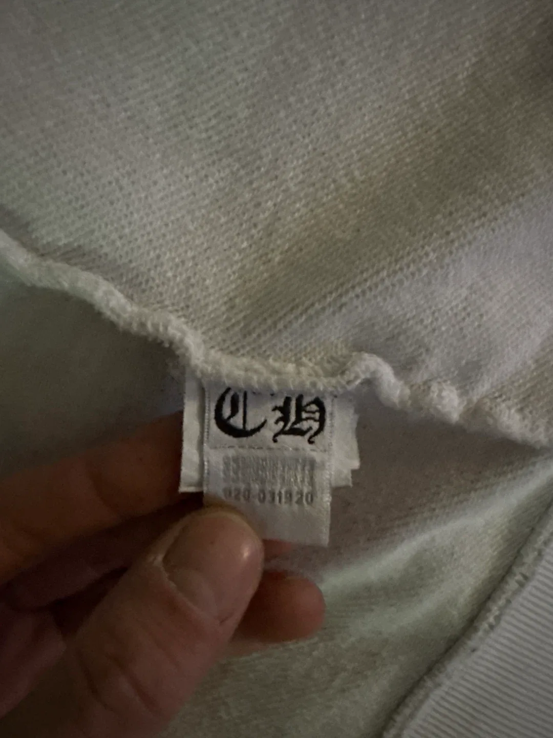 Chrome Hearts White Zip-Up Hoodie - Size S image indicator(3)