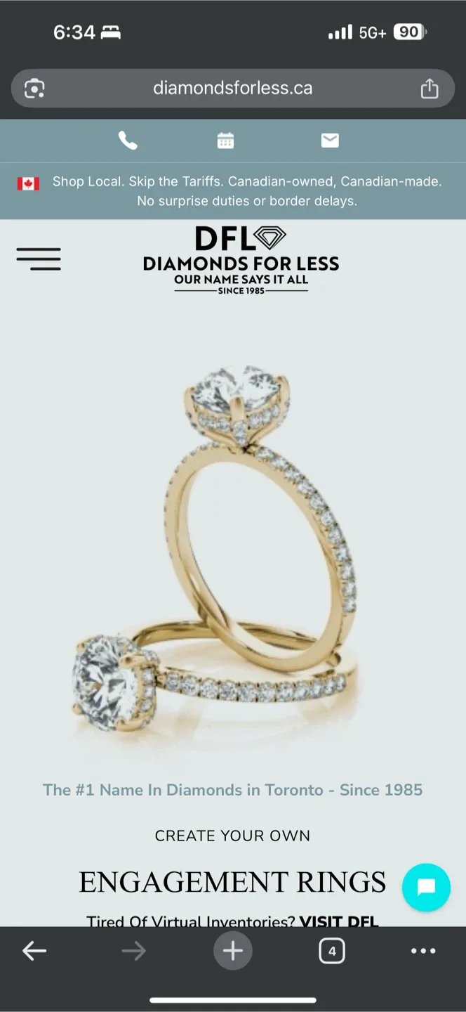 Store credit for Diamonds For Less