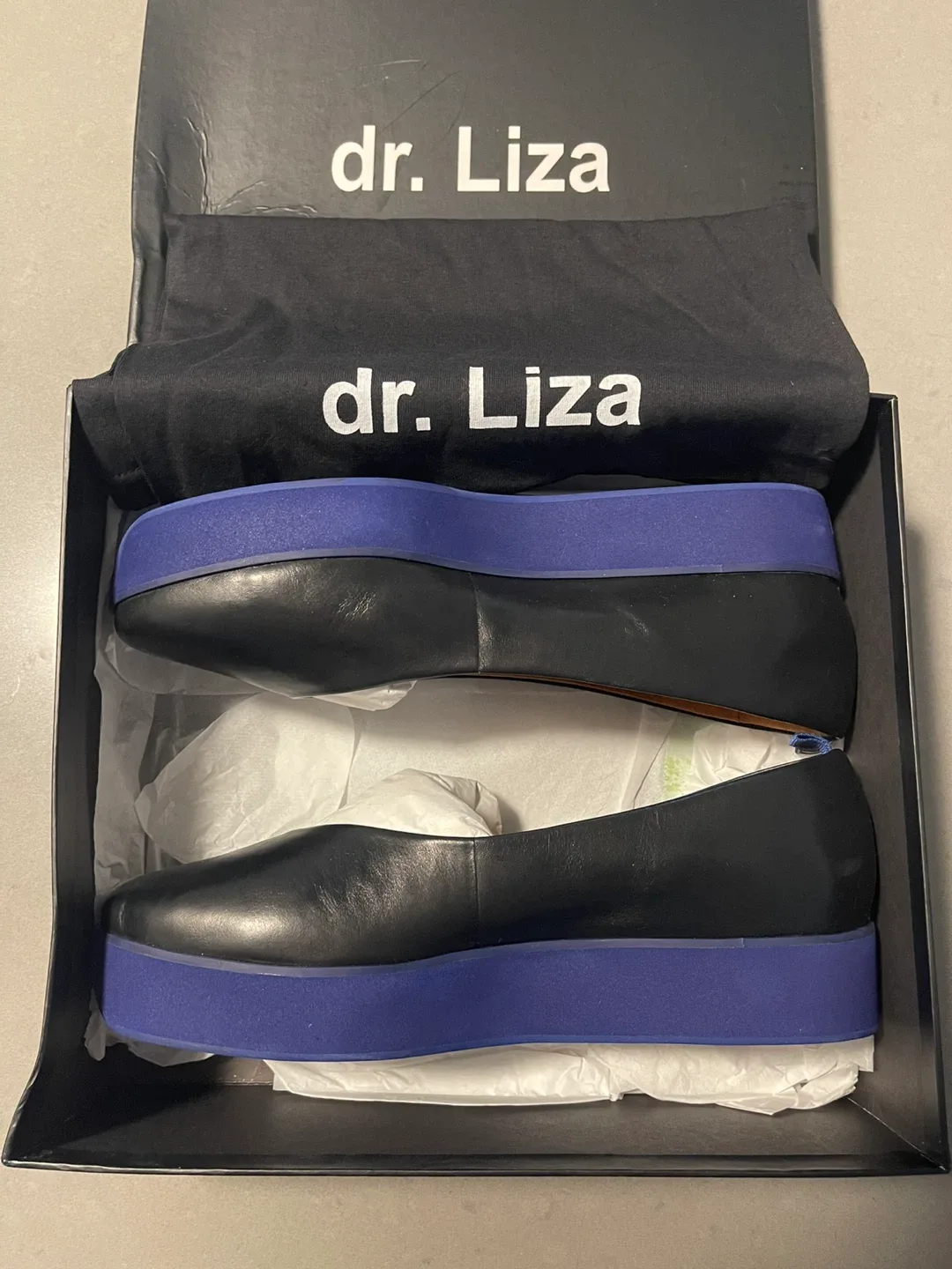 DR LIZA Stephanie Sneaker Ballet Flat Black New size 11 image indicator(6)