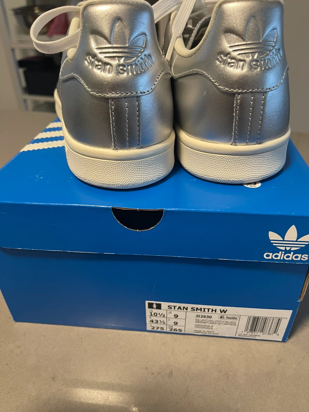 Adidas Stan Smith W Silver US 10.5 New - photo 3