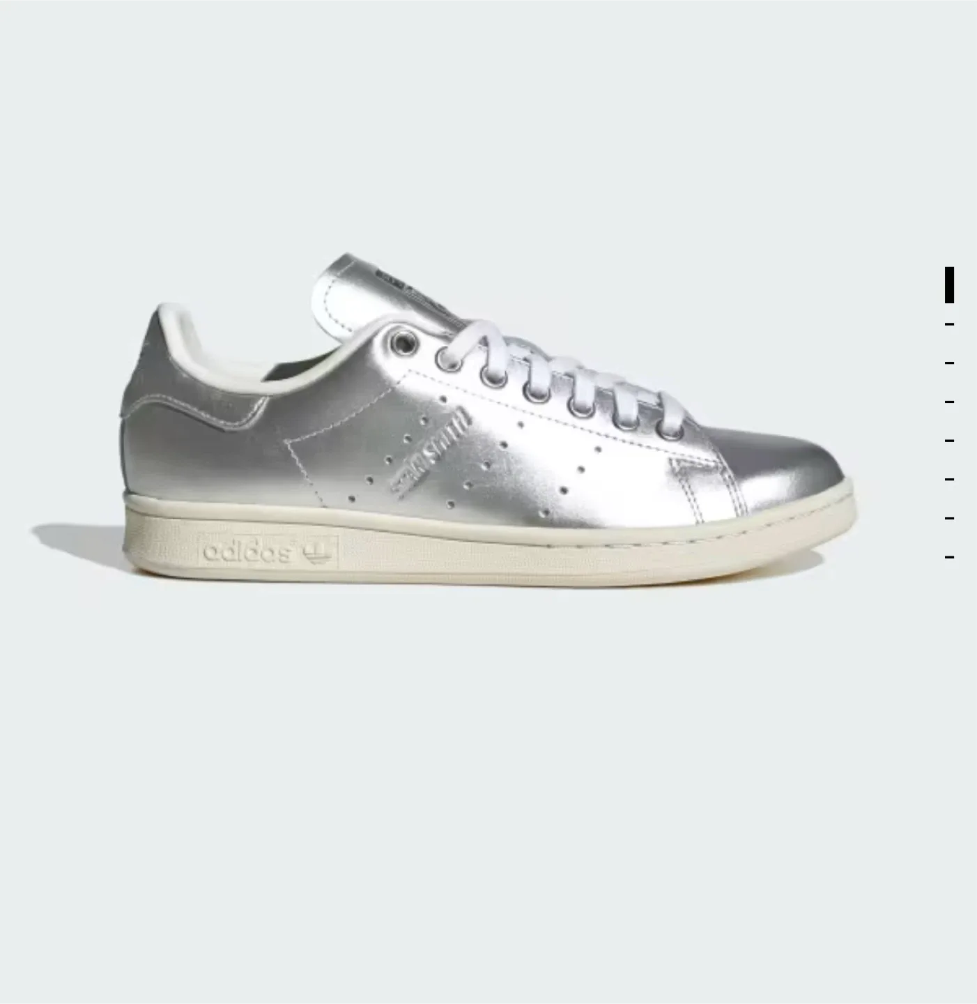 Adidas Stan Smith W Silver US 10.5 New