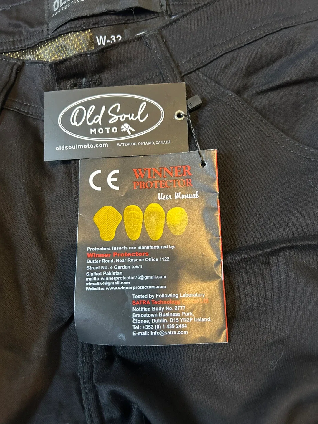 Old Soul Moto Black Cargo Pants W32 L30 image indicator(7)