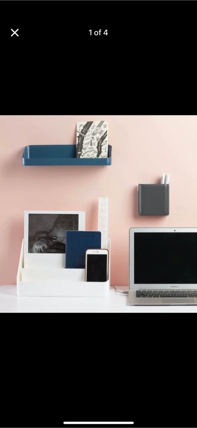 Poppin White Desk Organizer image indicator(2)