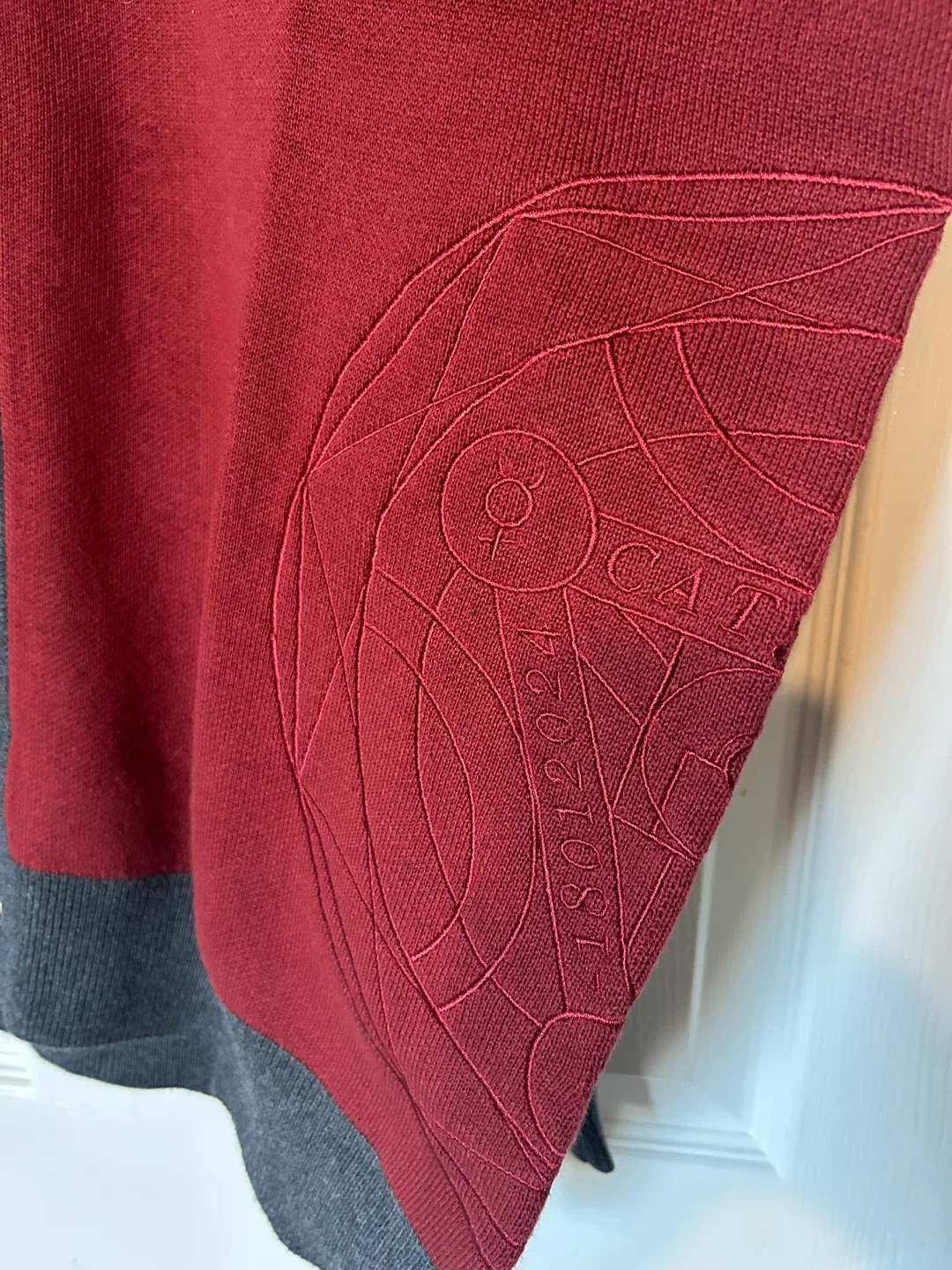 Knock Thrice Burgundy Cardigan image indicator(5)