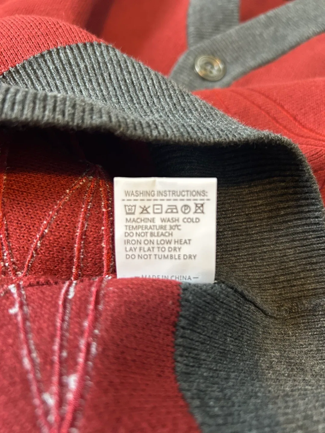 Knock Thrice Burgundy Cardigan image indicator(9)