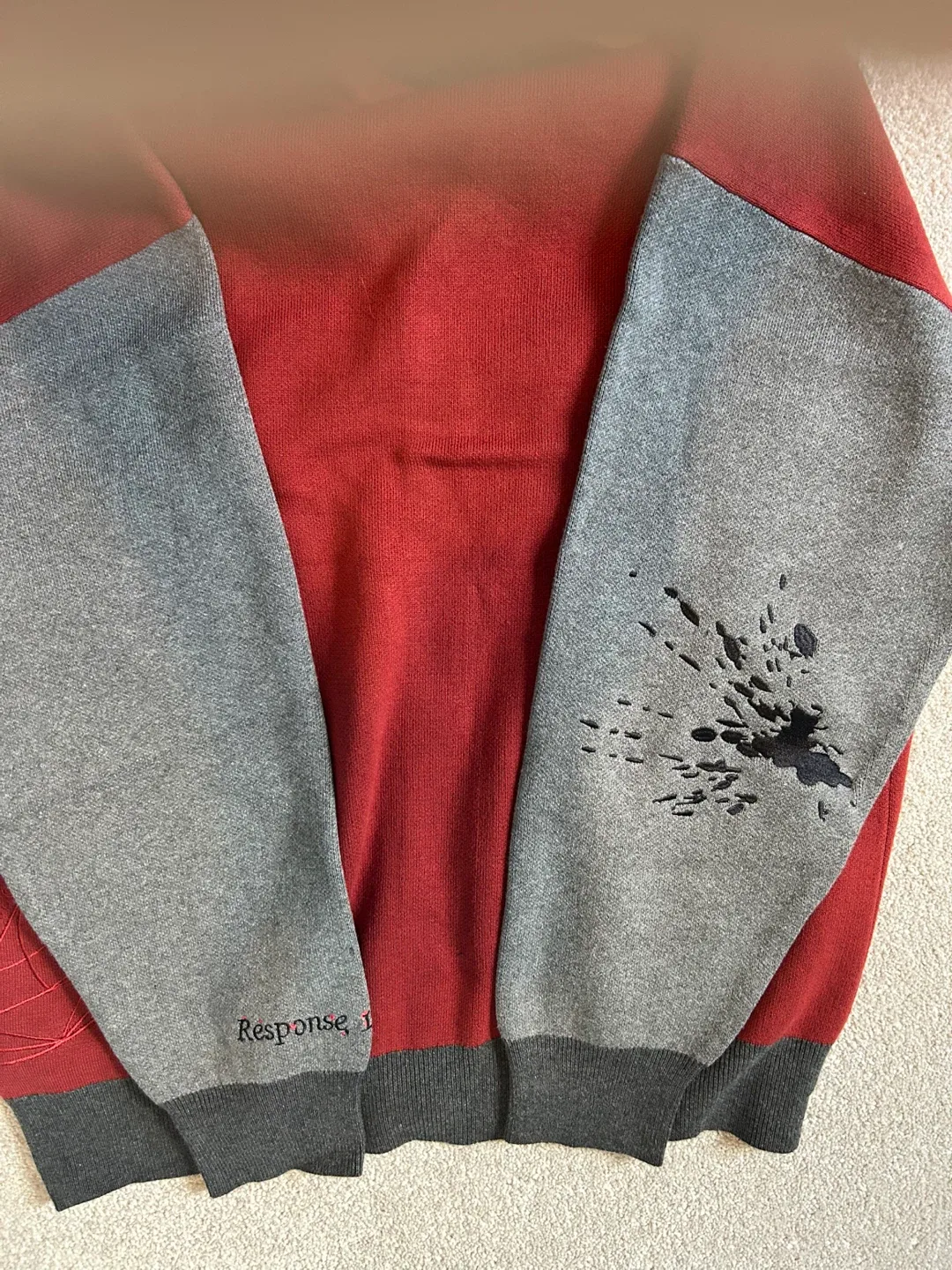 Knock Thrice Burgundy Cardigan image indicator(10)