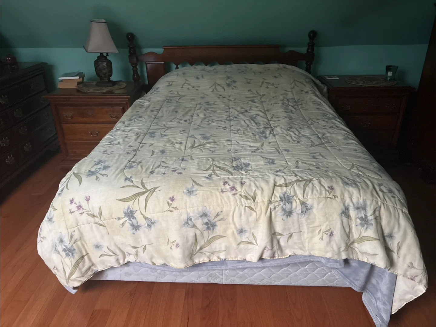 Floral Patterned Bedspread