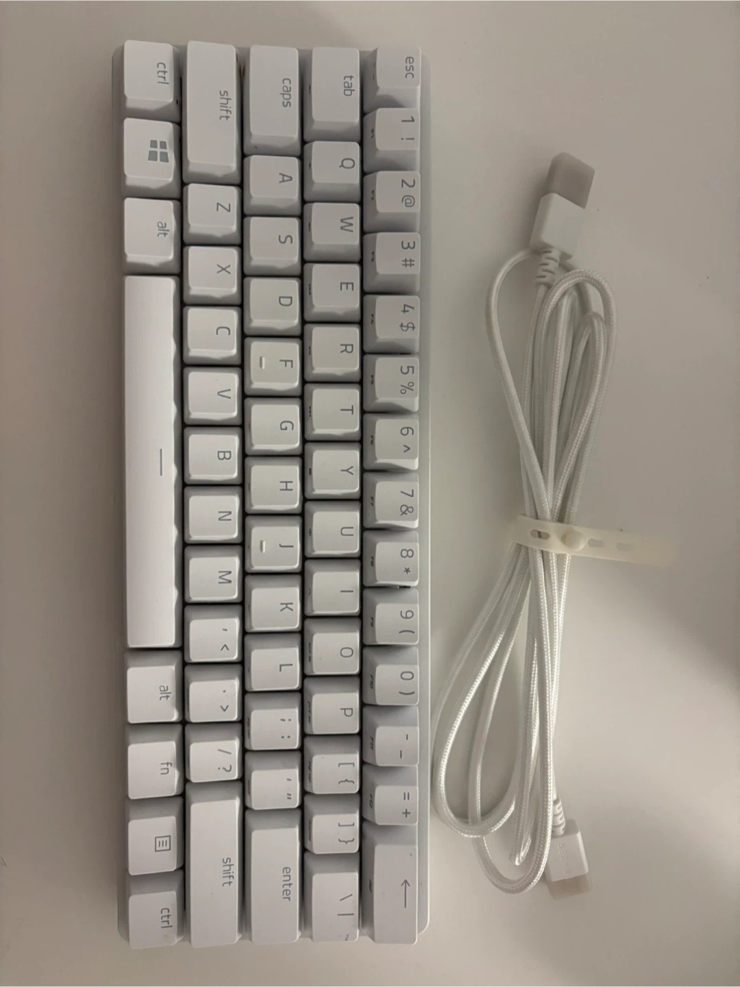 Razer Huntsman Mini 60% Keyboard - Mercury White