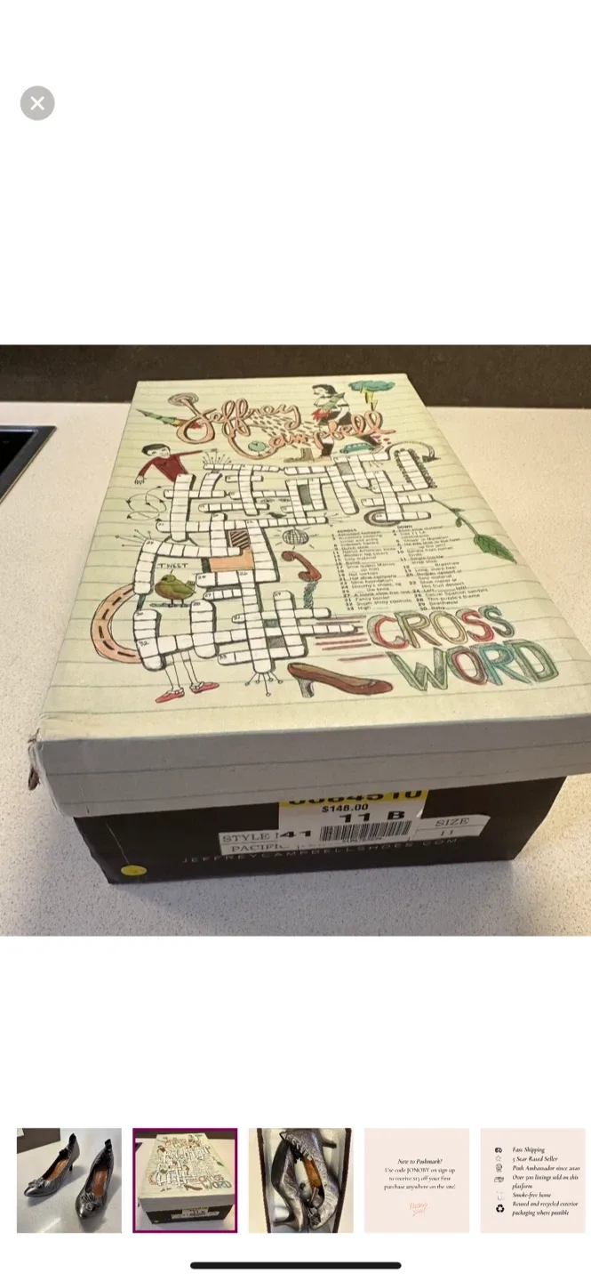 Jeffrey Campbell Silver Heels, Size 11 image indicator(2)