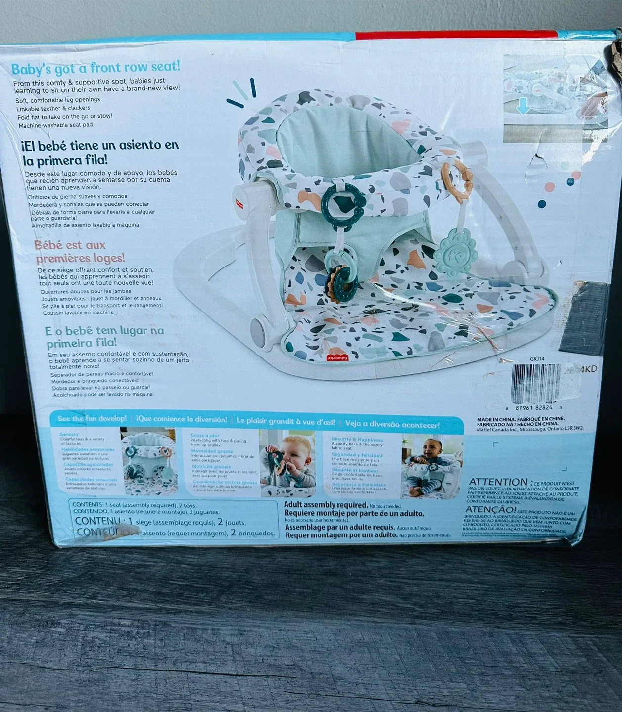 Fisher-Price Portable Baby Chair - Pacific Pebble image indicator(5)