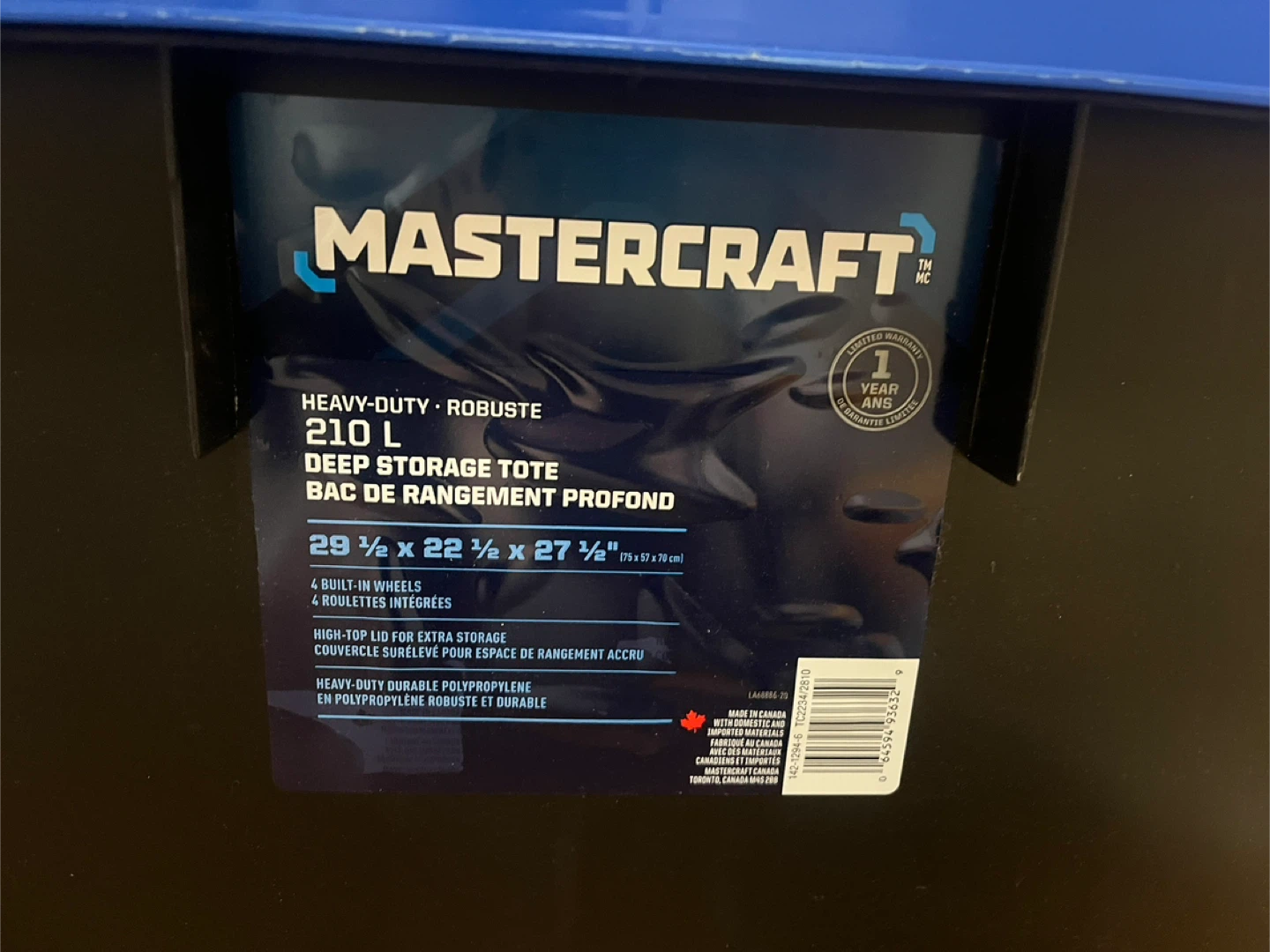 Heavy Duty Storage Box 210L - photo 2