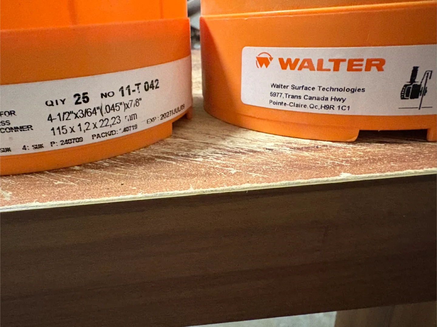 Walter Zipcut Cutoff Wheel 4-1/2" x 3/64" image indicator(2)