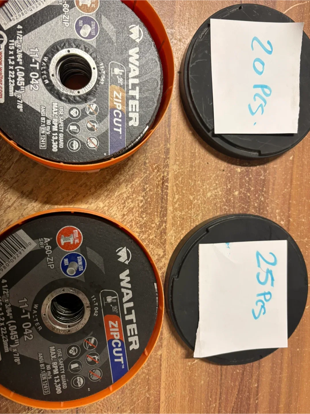 Walter Zipcut Cutoff Wheel 4-1/2" x 3/64" image indicator(5)