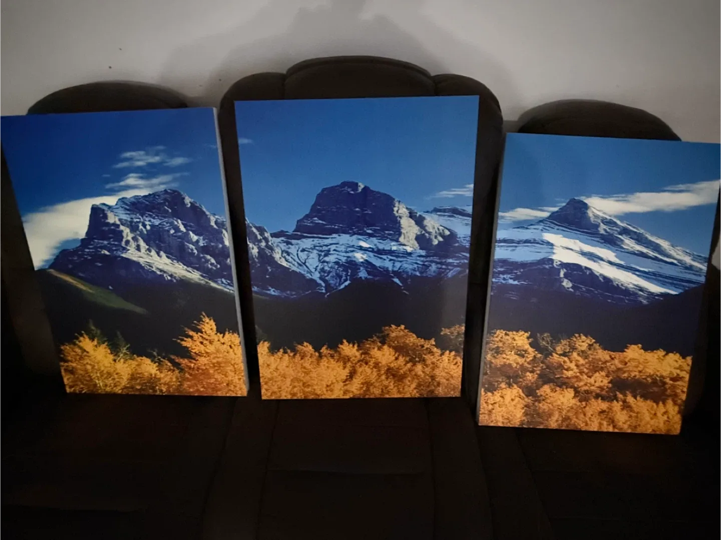 Mountain Canvas Wall Art - Set of 3