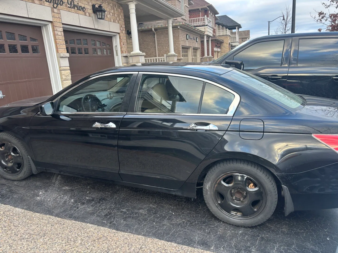 Black Honda Accord Sedan