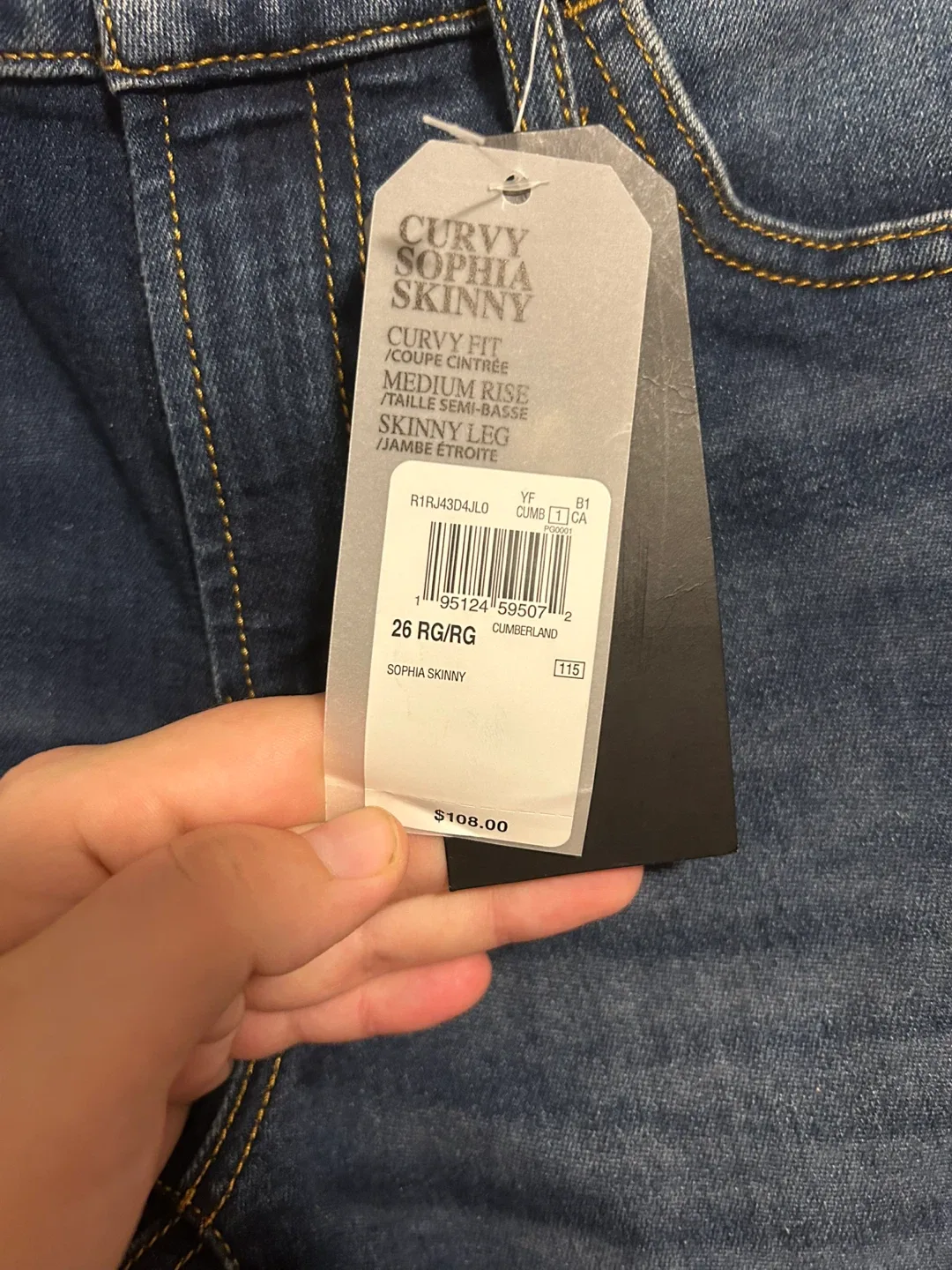 Guess Curvy Sophia Skinny Jeans - Size 26 image indicator(3)