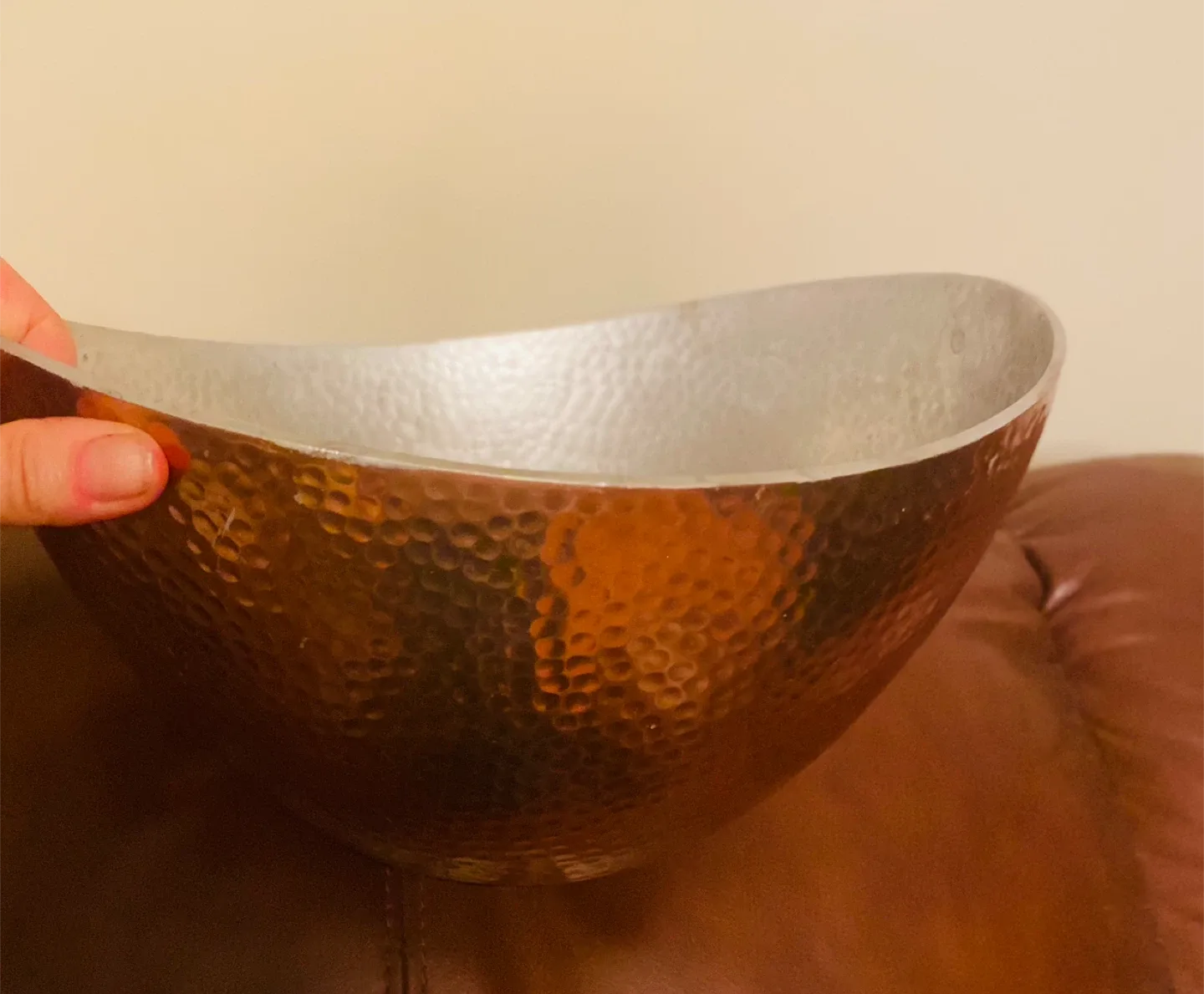 Hammered Copper Bowl image indicator(2)