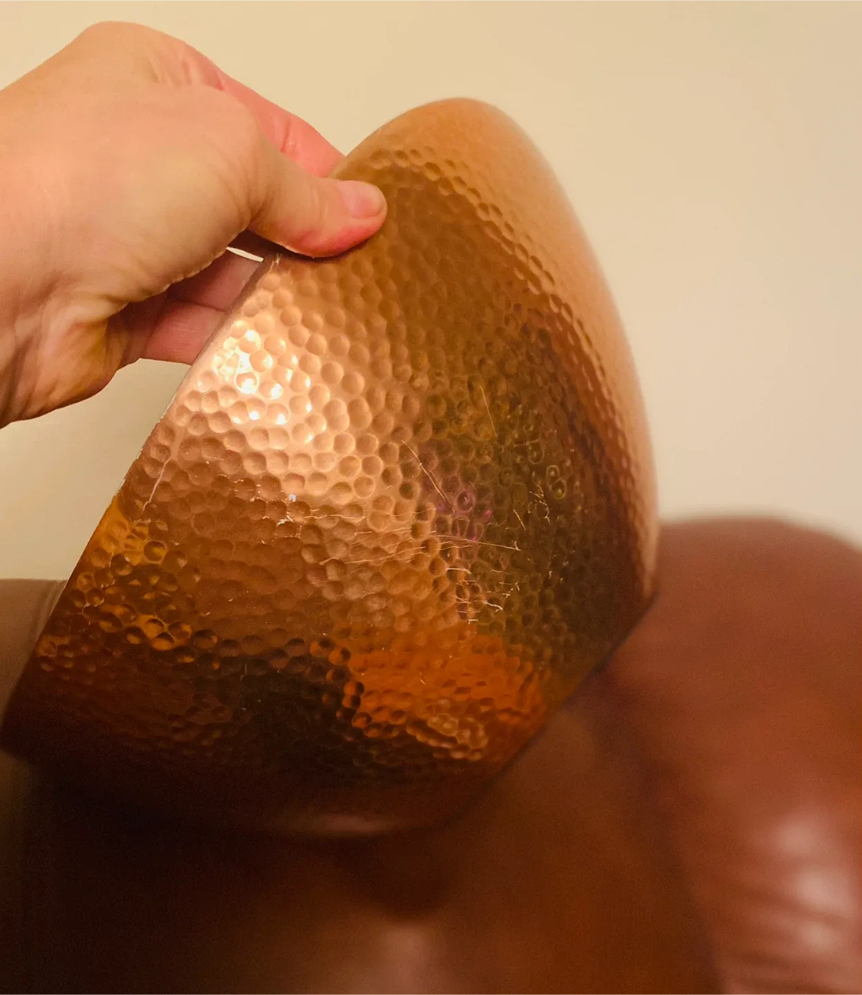 Hammered Copper Bowl image indicator(4)