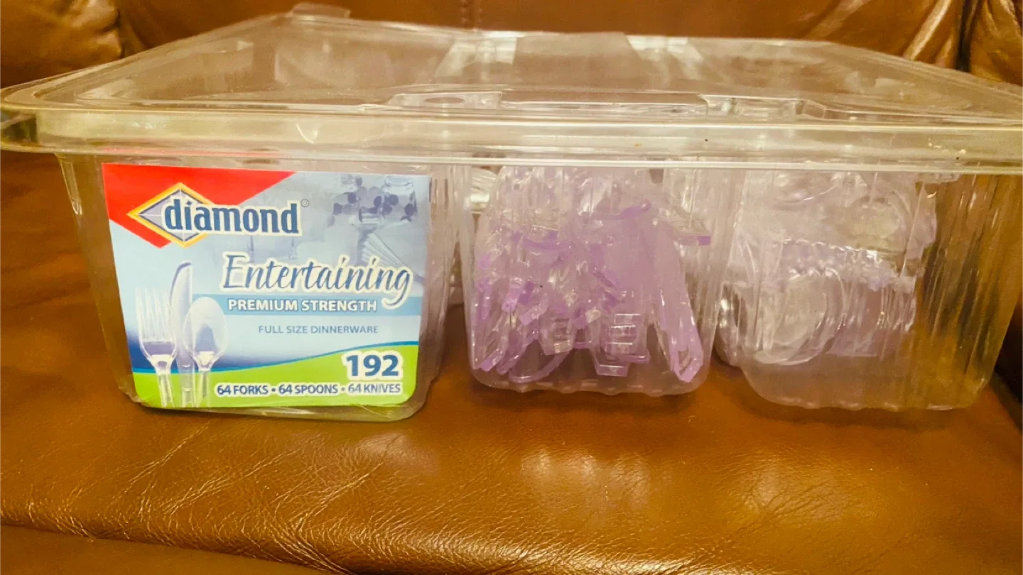 Diamond Entertaining plastic Dinnerware