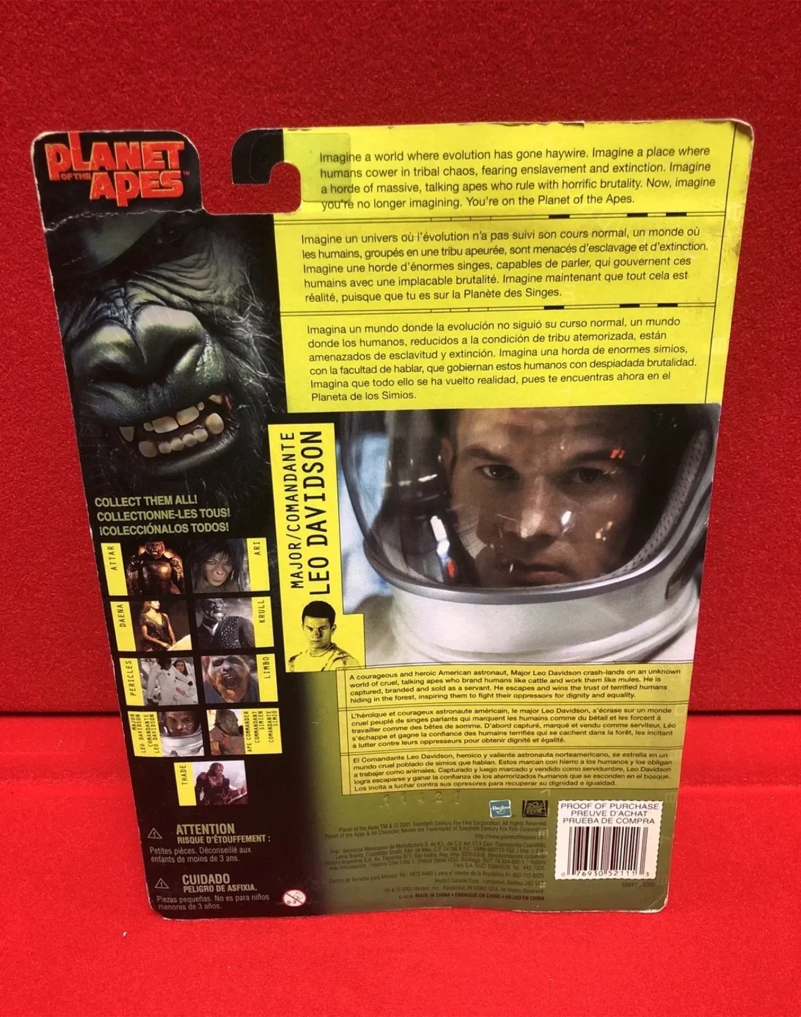 Planet of the Apes Major Leo Davidson Action Figure image indicator(2)