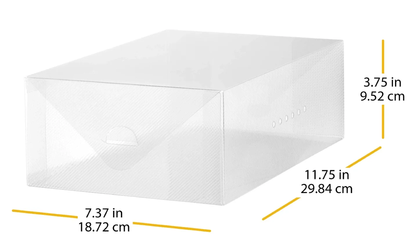 8 - Clear Plastic Shoe Boxes image indicator(3)