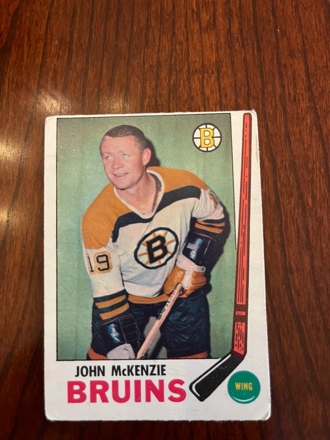 1969-70 OPC O PEE CHEE HOCKEY NHL #28 JOHN McKENZIE