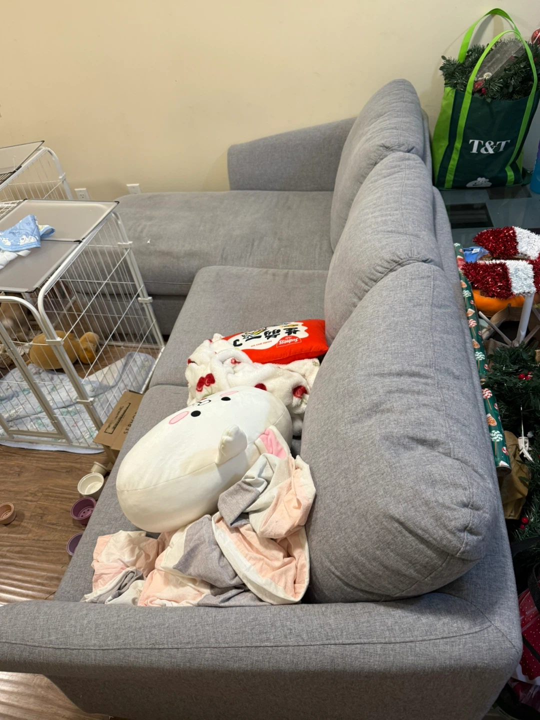 Grey Sectional Sofa