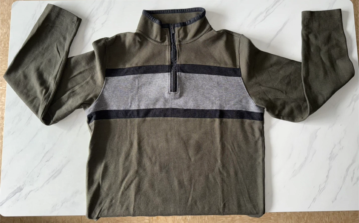 Calvin Klein Liquid Touch 1/4 Zip Pullover - S - photo 2