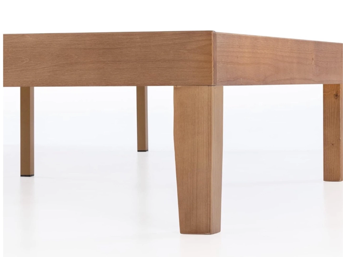 Full Natural Wood Bed Frame - photo 4