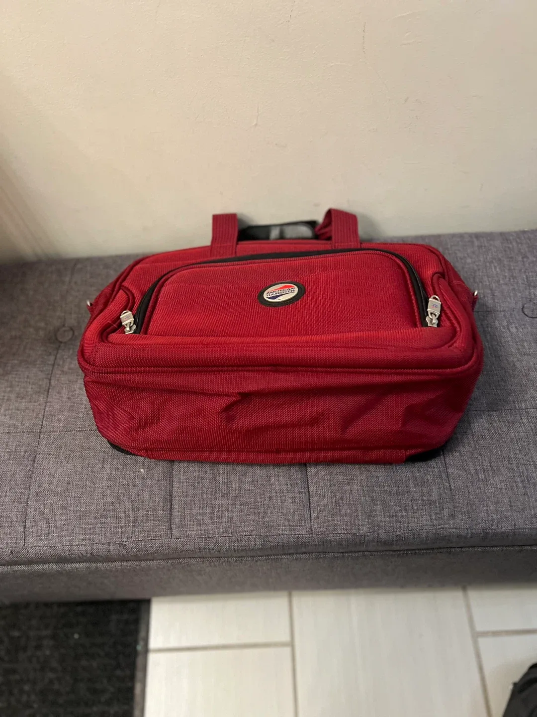 American Tourister Red Carry-On Bag image indicator(4)