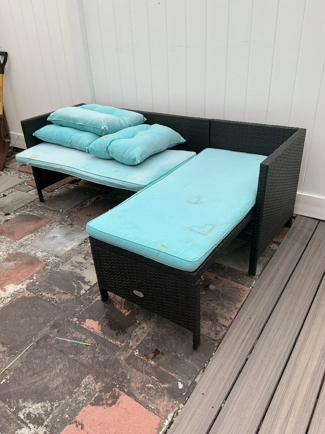 Outdoor Wicker Patio Furniture Set with Cushions