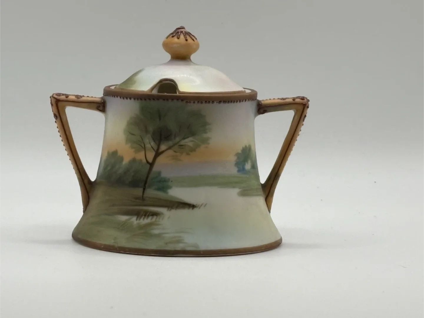 Vintage Nippon Sugar Bowl with Lid