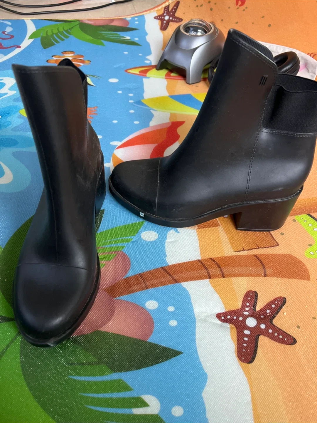 Melissa Black Ankle Boots