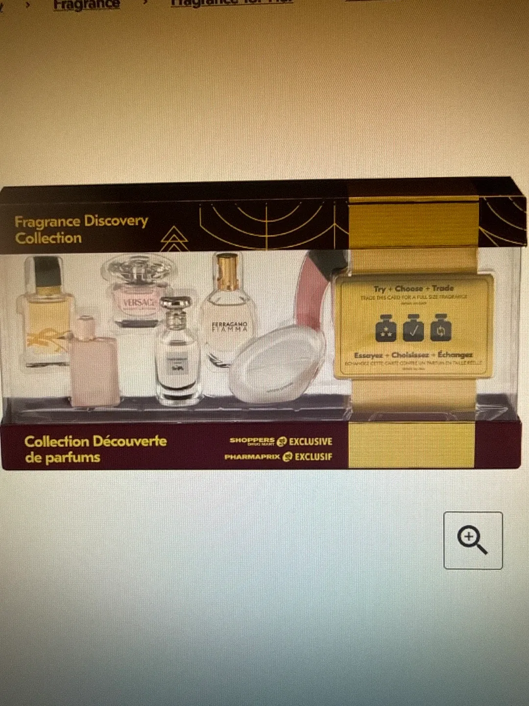 Shoppers Drug Mart Luxury collection set
