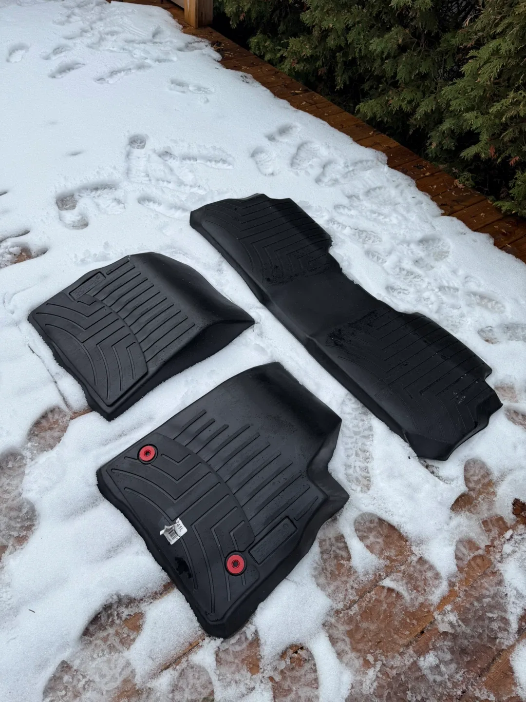 Cadillac XT6 WeatherTech Winter Floor Mats - Black image indicator(2)