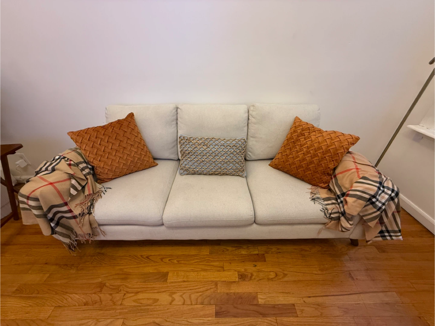 Three-Seater Sofa - Light Beige - photo 2