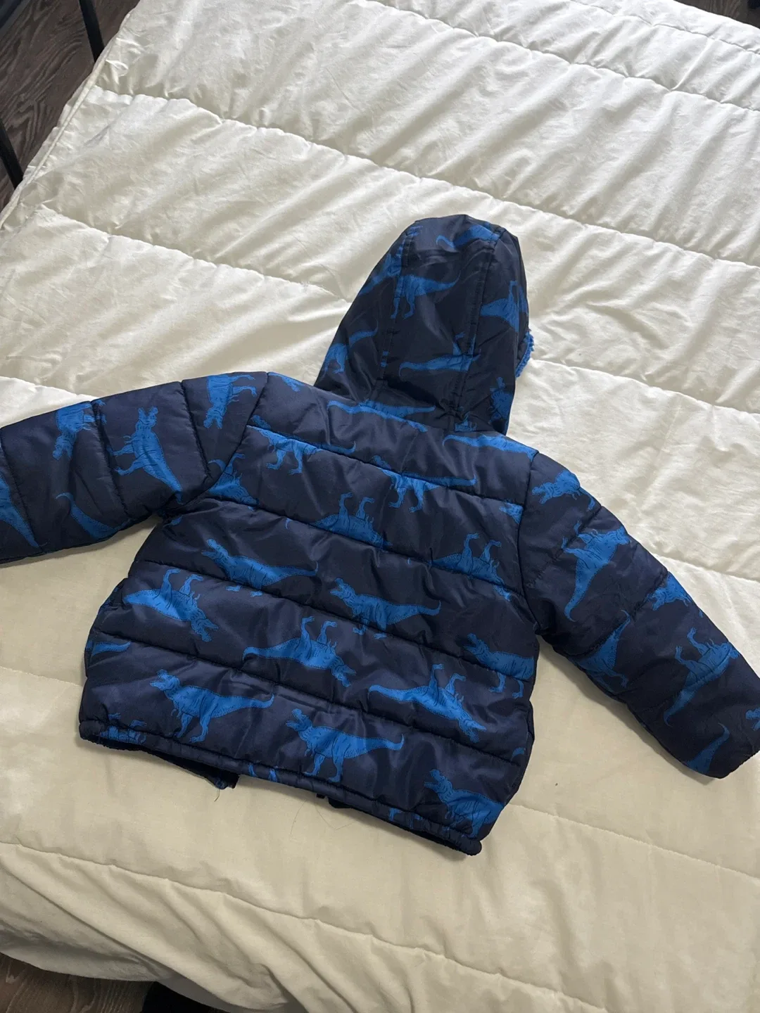 OshKosh B'gosh Boys' Dinosaur Puffer Jacket - 3T image indicator(3)