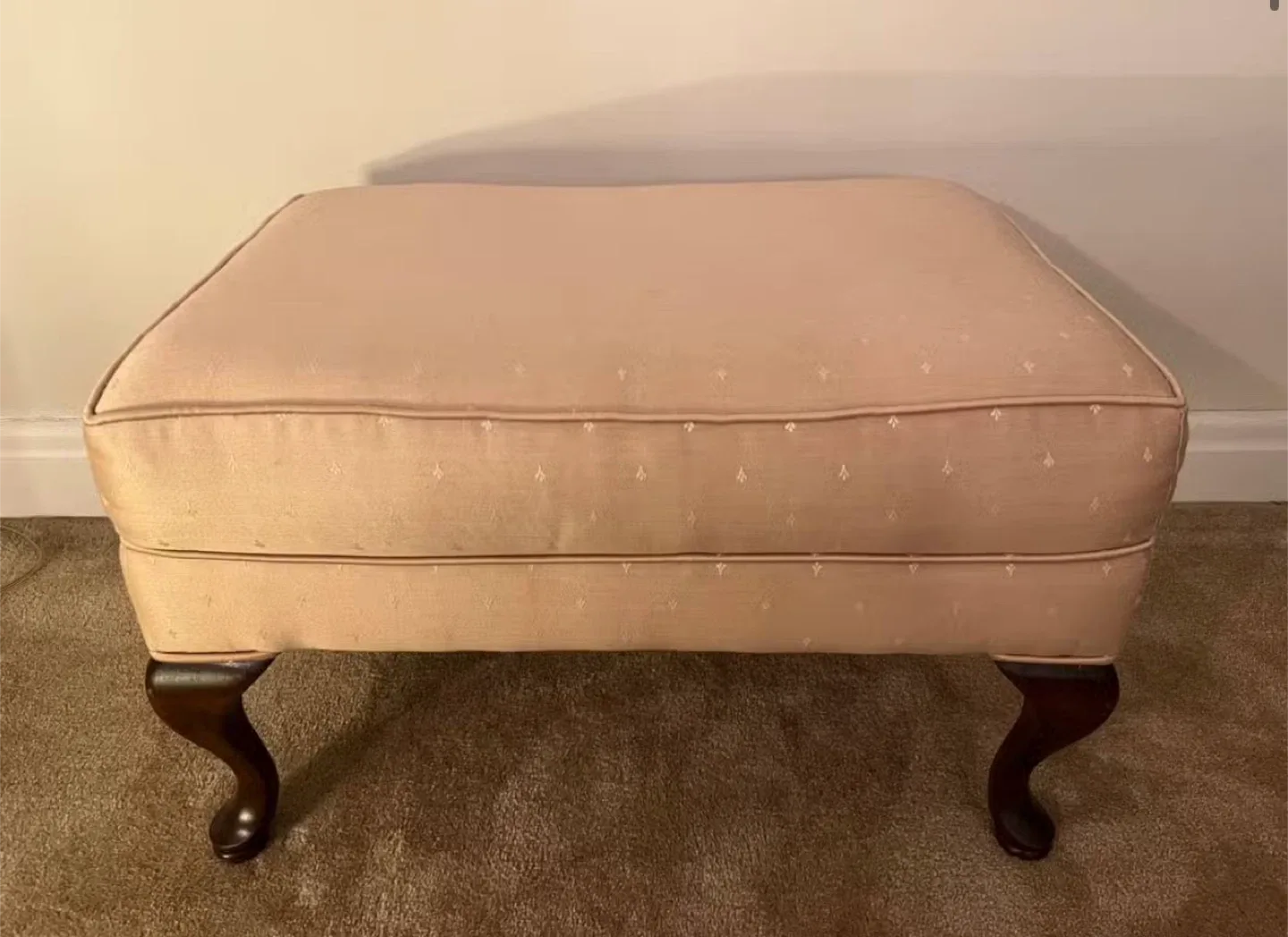 Upholstered Ottoman Footstool