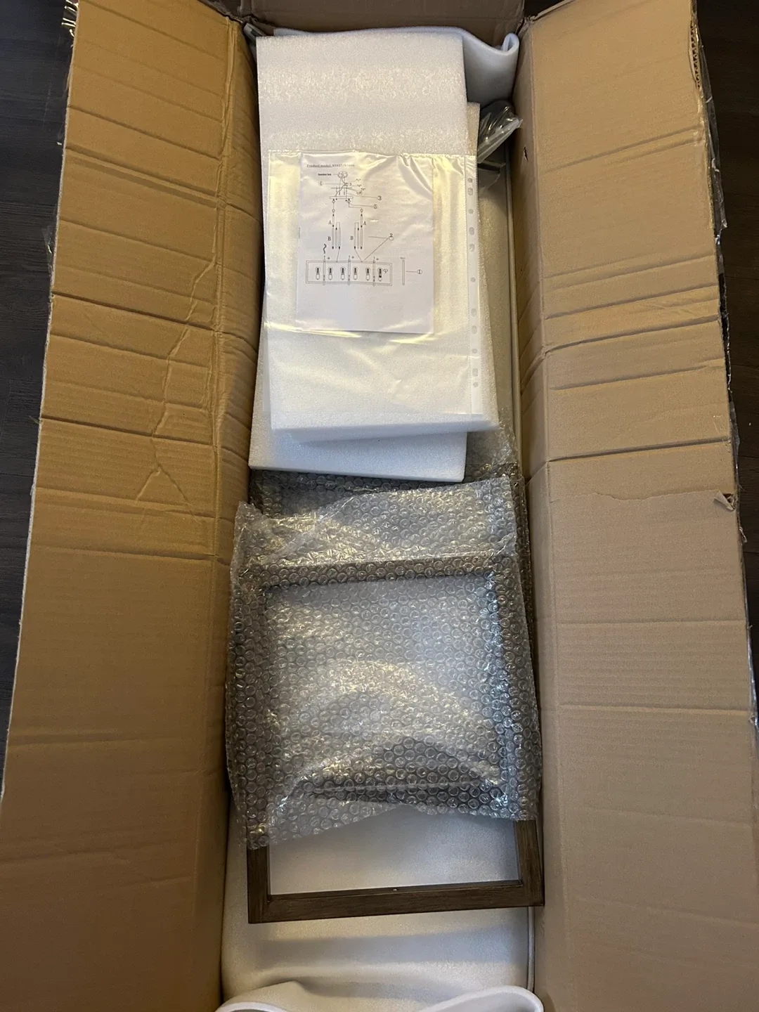 XINGQI 6-Light Kitchen Island Lighting, Farmhouse Style - BNIB image indicator(3)