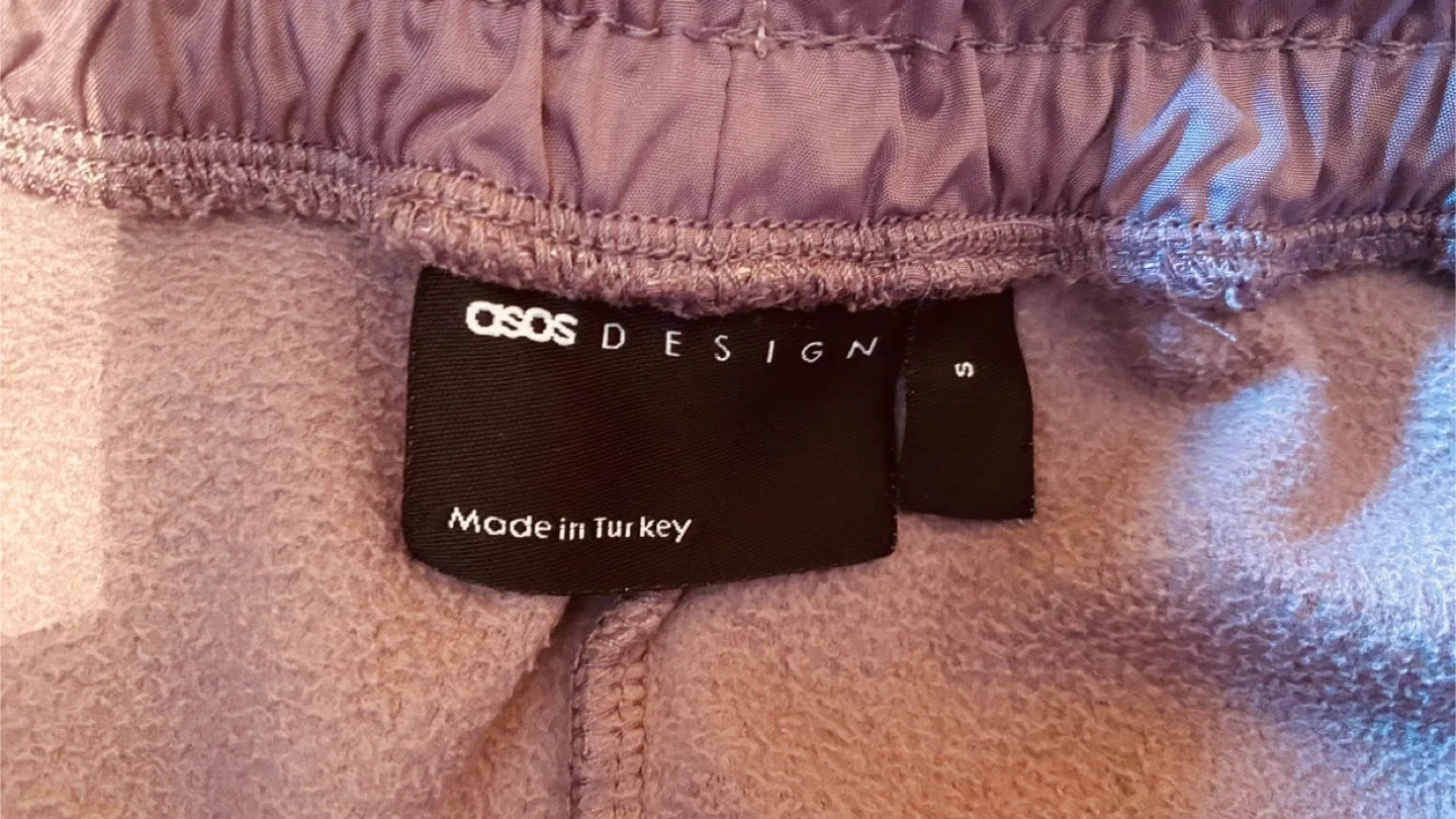 ASOS Design Fleece Joggers - Size S image indicator(2)