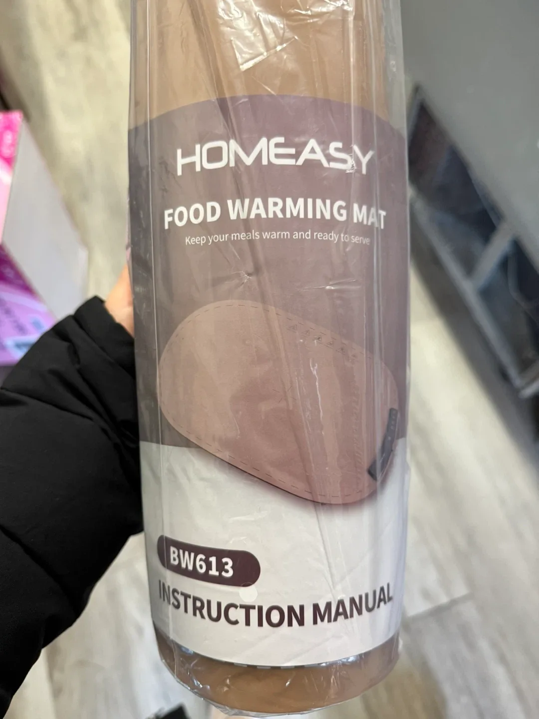 HOMEASY Food Warming Mat - Brown