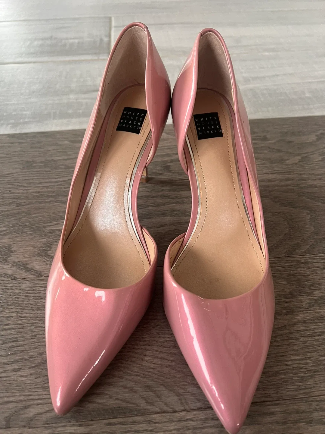 White House Black Market Ella Pink Heels - Size 8.5