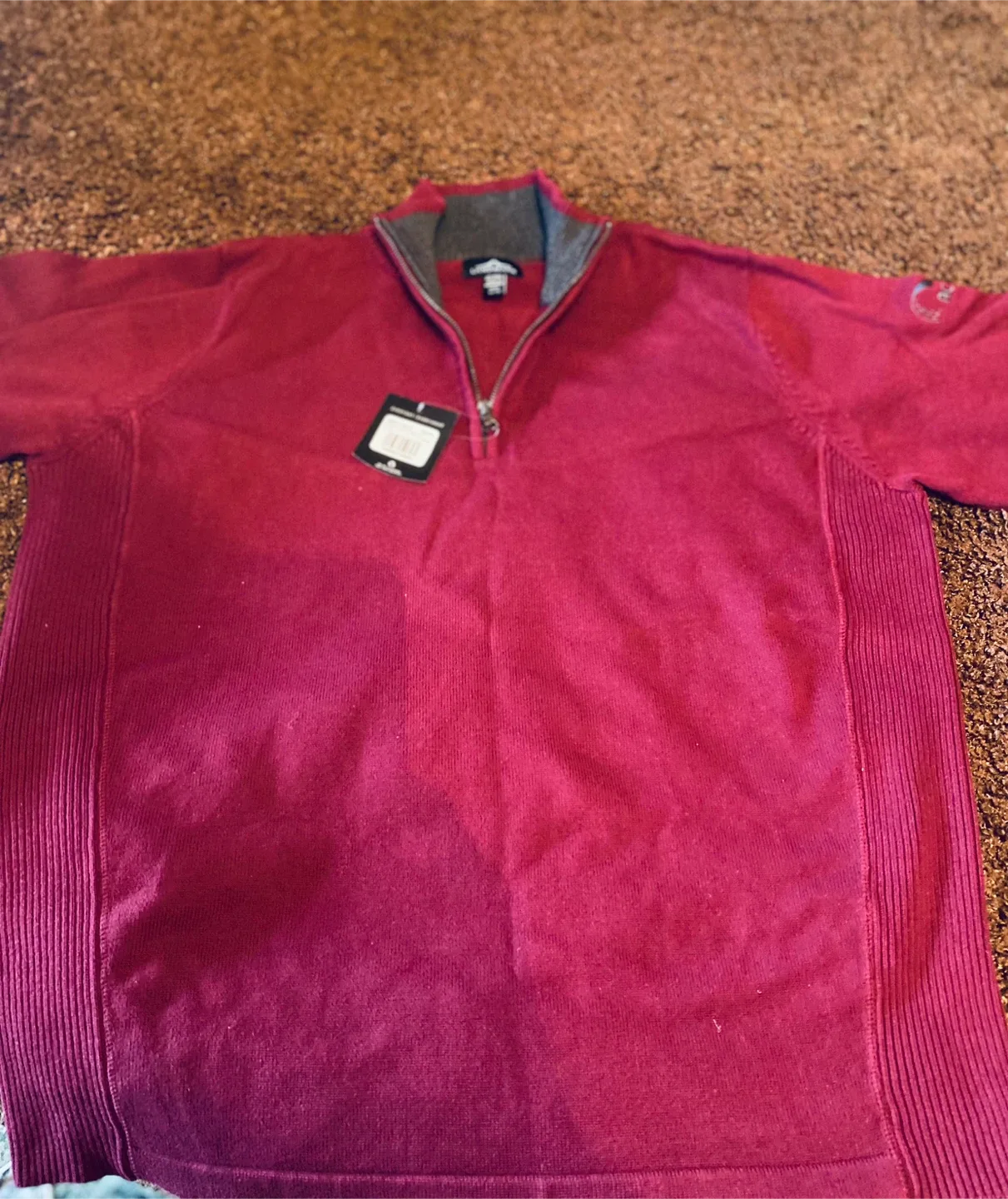 LANDMARK Moreau 1/4 Zip Sweater - XL