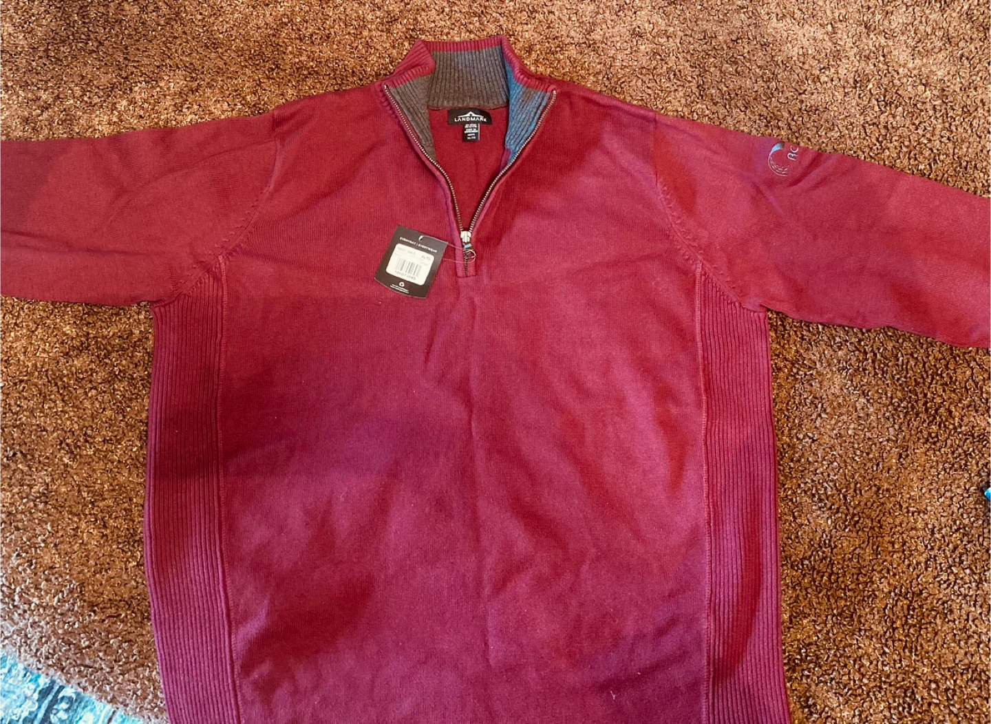 LANDMARK Moreau 1/4 Zip Sweater - XL - photo 3