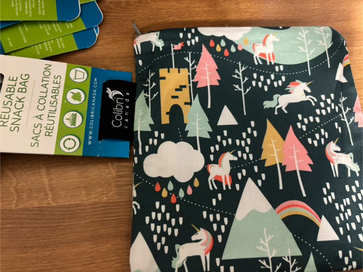 Colibri Canada Reusable Snack Bag - New image indicator(3)