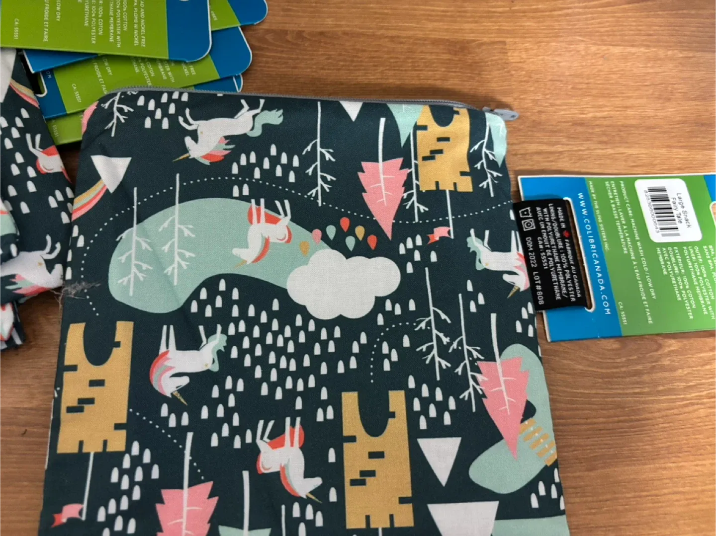 Colibri Canada Reusable Snack Bag - New