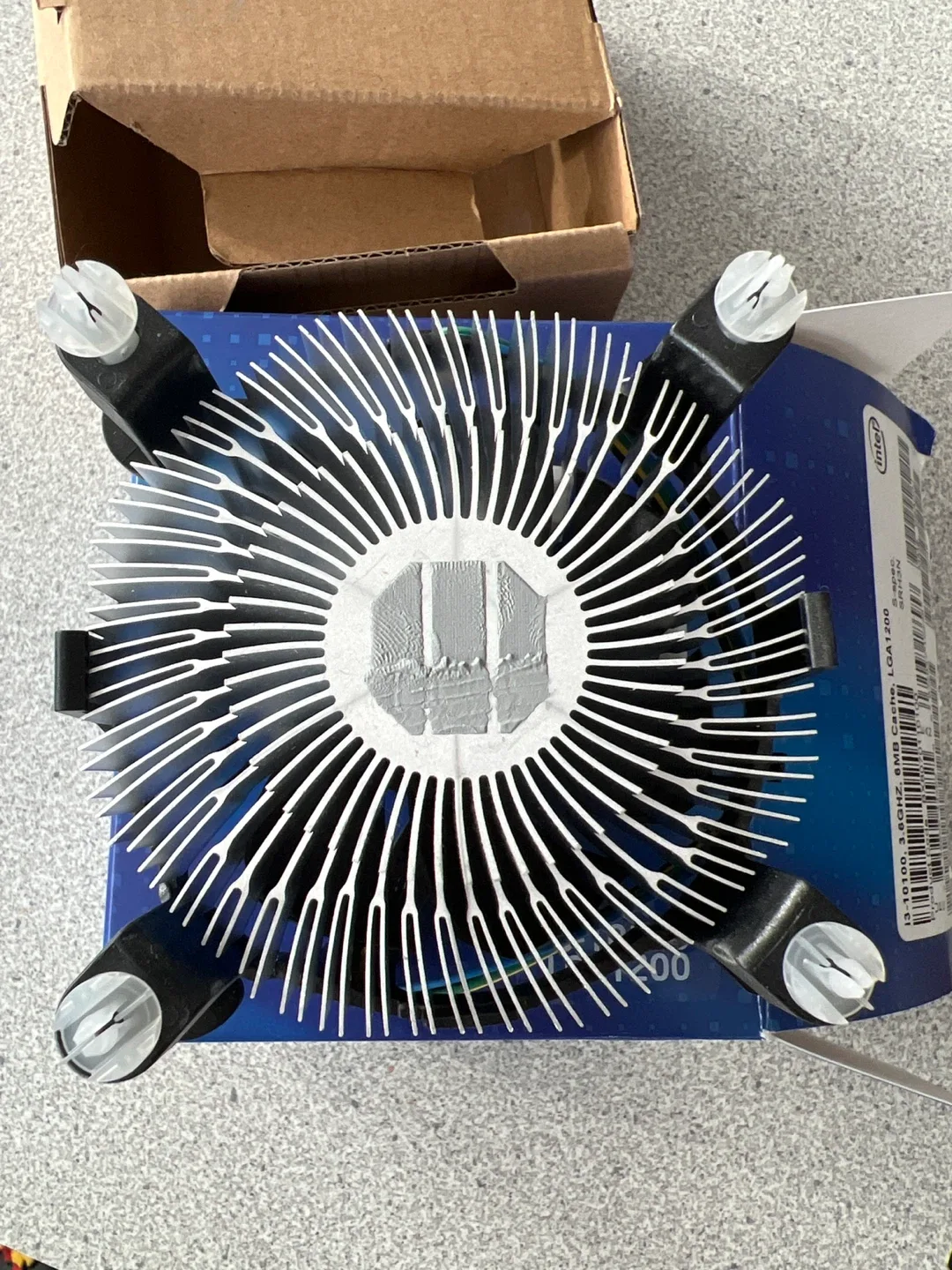 Intel Core i3-10100 CPU Cooler image indicator(3)