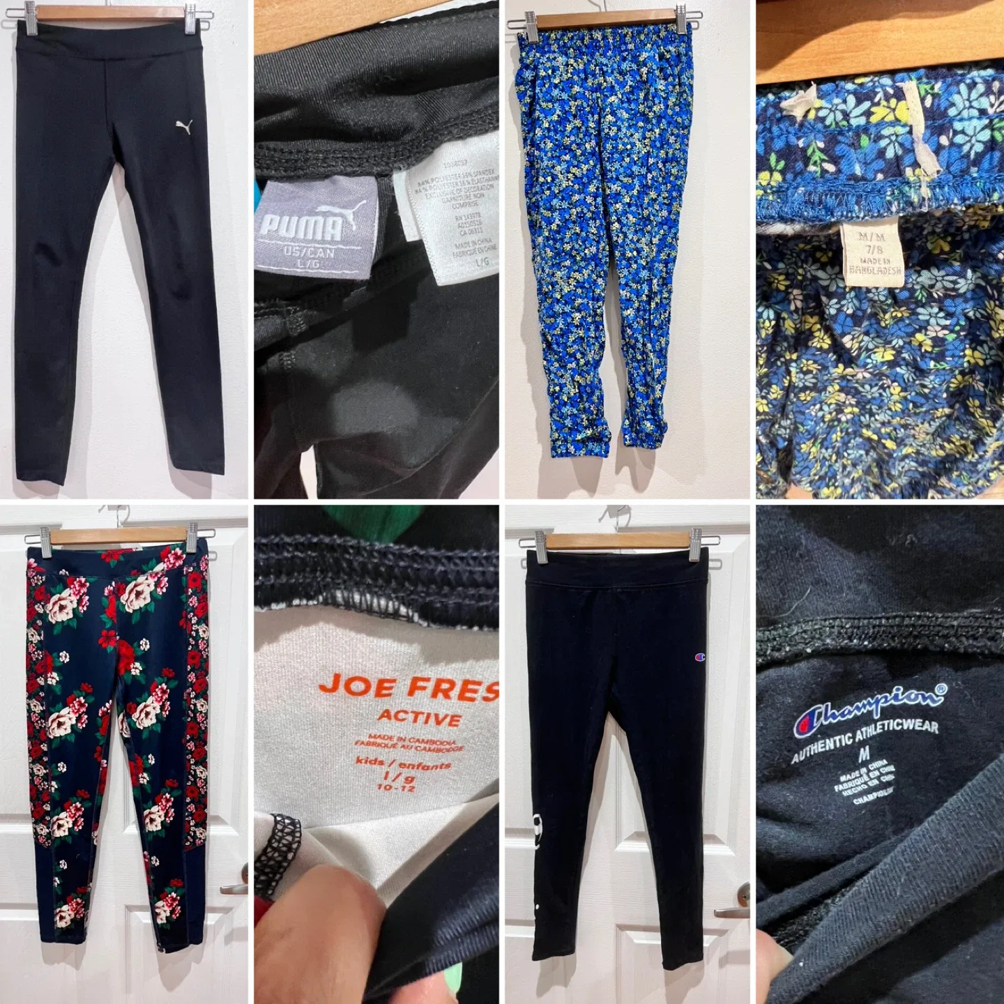 Variety of girls’ pants