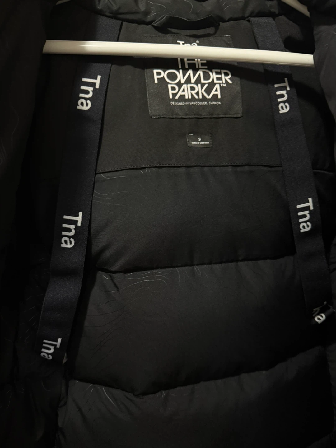 TNA The Powder Parka - Black - Size S - photo 4